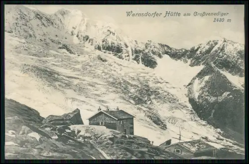 6x AK - Warnsdorfer Hütte Großvenediger - Moserboden Hotel - u.a Österreich 1910