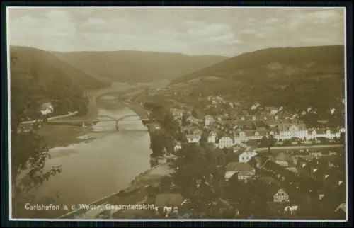 5x AK - Karlshafen an der Weser Hessen - alte Postkarten - diverse Ansichten