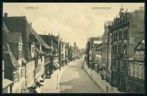 5x AK - Hameln Weser Niedersachsen - alte Postkarten - Stadtansicht Rattenfänger
