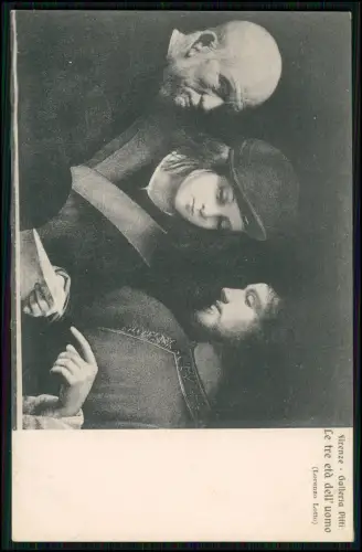 9x AK - Botticelli Minerva Firenze Palazzo Pitti -und andere ähnliche Gemälde AK