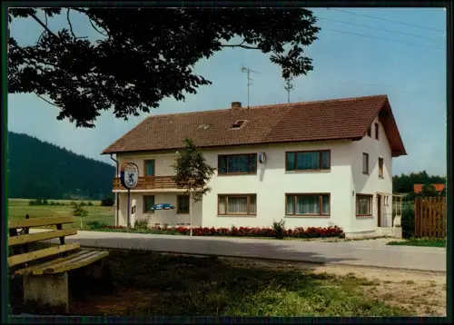 2x AK - Pension Schumm Bischofsmais Regen - Bayerischer Wald Postkarte Gasthaus
