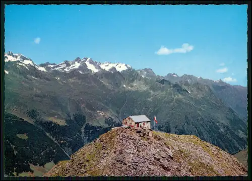 AK - Brunnenkogelhaus 2735m Ötztaler Alpen Sölden Tirol alte Postkarte Berghütte