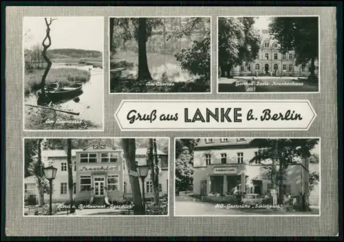 AK - Gruß aus Lanke b. Berlin –  Mehrbildkarte fünf Motive - Gasthof Seeschloß..