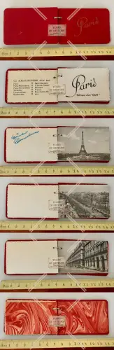 7x5 cm Ringbindung Souvenir Fotoalbum - 17 Fotos von Soldat Wehrmacht 2. WK 1940