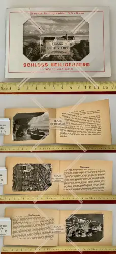 Schloss Heiligenberg im Linzgau - 12 echte Fotografien Vorkriegszeit 6,5 x 9 cm