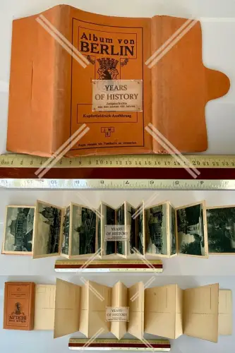 Leporello - 18x AK Postkarten Album  Berlin 1914 - Kupfertiefdruck Ausführung