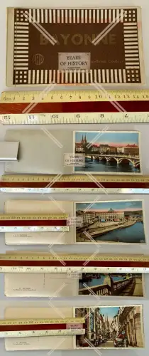 10x AK - Ansichtskarte Heft Album - Bayonne Pyrénées Atlantiques Frankreich 1940