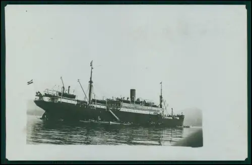 Foto AK - Umbria Schiff 1912 - Hamburg-Süd Italien Port Sudan Wrack Rotes Meer
