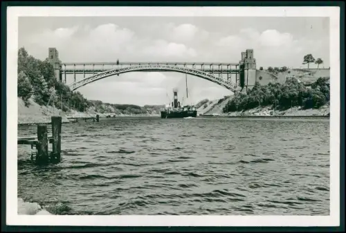 Foto AK - Levensauer Hochbrücke - an Frau von Paul Wiehr 1868 † 1942 Kapitän