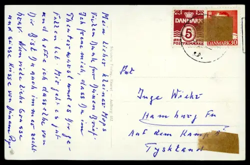 4x AK - Töre Schweden u. Dänemark  - an Frau von Paul Wiehr 1868 † 1942 Kapitän