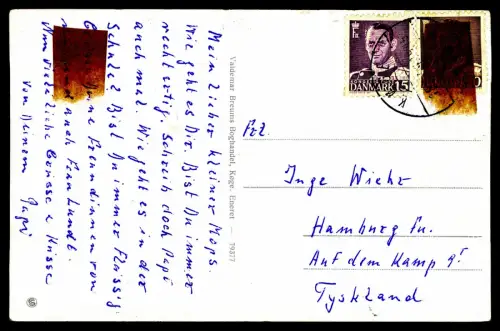 4x AK - Töre Schweden u. Dänemark  - an Frau von Paul Wiehr 1868 † 1942 Kapitän