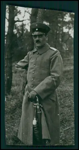 2x Foto 1. WK - Portrait Kapitän Paul Wiehr 1868 † 1942  im 1. Weltkrieg Uniform