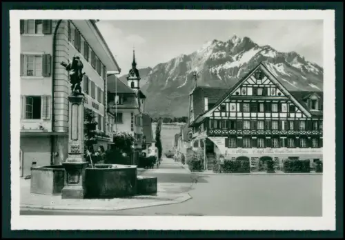 Bildmäppchen 10 Fotos - Küssnacht am Rhein - Hohle Gasse Tellskapelle