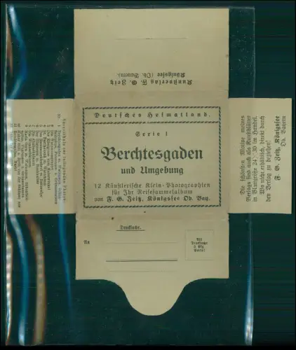 12x Foto  im Bildmäppchen - Berchtesgaden und Umgebung - die schönsten Ansichten