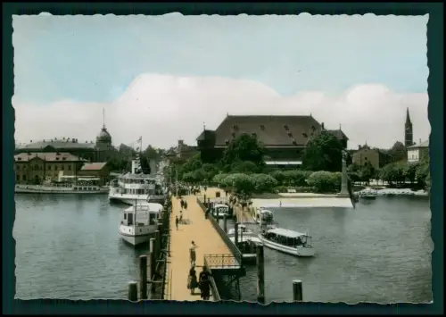 10x Foto im Bildmäppchen - Konstanz Bodensee - Stadtansicht Panorama u.a. Farbe
