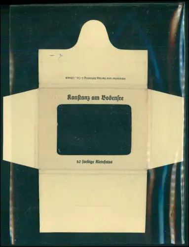 10x Foto im Bildmäppchen - Konstanz Bodensee - Stadtansicht Panorama u.a. Farbe