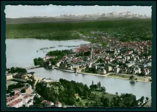 10x Foto im Bildmäppchen - Konstanz Bodensee - Stadtansicht Panorama u.a. Farbe