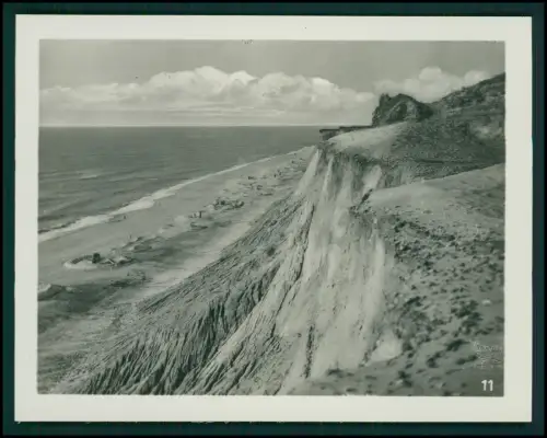 14x Foto im Bildmäppchen - Punkte der Insel Sylt - Orte Leuchtturm Strand Dünen