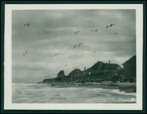 14x Foto im Bildmäppchen - Punkte der Insel Sylt - Orte Leuchtturm Strand Dünen