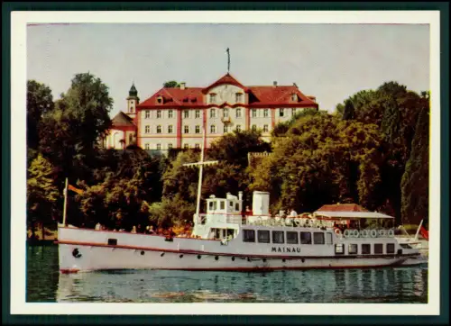 12x Foto im Bildmäppchen - Insel Mainau Blumenpracht Schloss Bodensee Park Boot