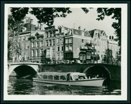 20x Foto im Bildmäppchen - Amsterdam - Grachten Altstadt Boote Brücken Kanäle...