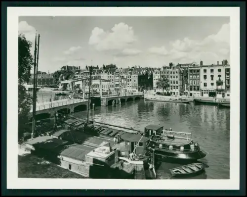 20x Foto im Bildmäppchen - Amsterdam - Grachten Altstadt Boote Brücken Kanäle...