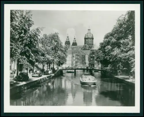 20x Foto im Bildmäppchen - Amsterdam - Grachten Altstadt Boote Brücken Kanäle...