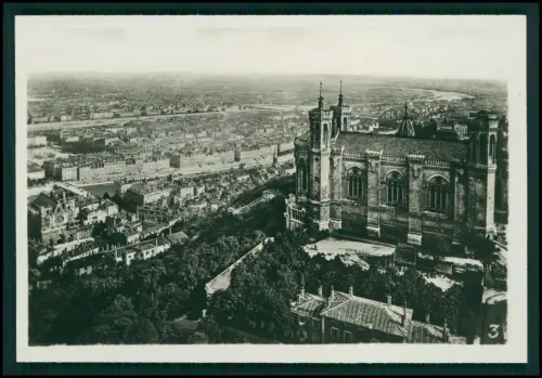 12x Foto im Bildmäppchen- Lyon Altstadt Rhône Saône Basilika Brücke Stadtansicht