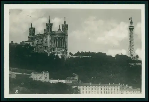 12x Foto im Bildmäppchen- Lyon Altstadt Rhône Saône Basilika Brücke Stadtansicht