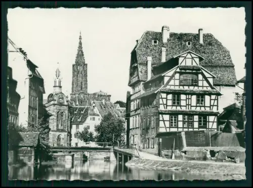 10x Foto im Bildmäppchen- Straßburg Münster Fachwerk Altstadt Elsass Stadtblick
