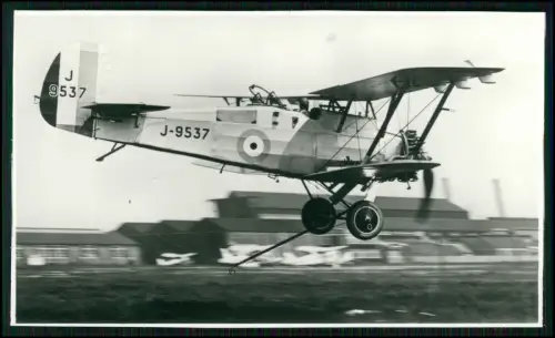 Foto Flugzeug Doppeldeckers Armstrong Whitworth Atlas Royal Air Force RAF J9537