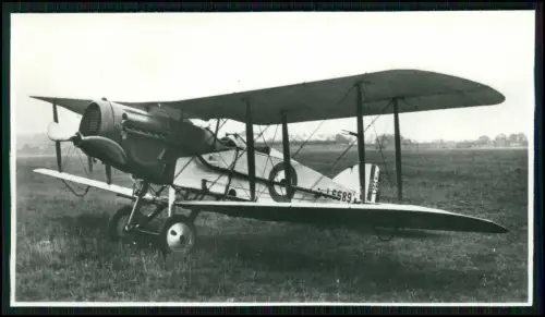 Foto Flugzeug Doppeldecker Bristol F.2 Fighter Royal Air Force RAF Kennung J6589