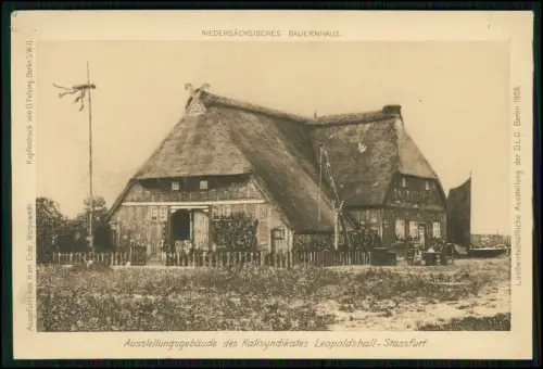 AK - Worpsweder Bauernhaus - Ausstellung DLG 1906 - Leopoldshall Stassfurt