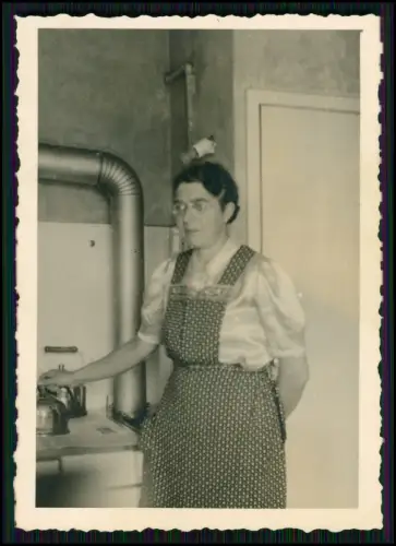 5x Foto Kochmaschine gusseiserner Kohleherd emaillierter Oberfläche und a. 1925
