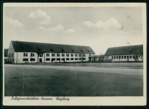 AK – Augsburg Luftgau-Nachrichten Kaserne - 1940 Feldpost gelaufen