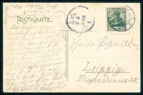 AK - Sengbach Talsperre bei Solingen Höhrath  Sperrmauer Staumauer 1906 gelaufen