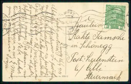 AK 6x Wien historische Ansichtskarten 1910-20 gelaufen Stadtansichten Österreich