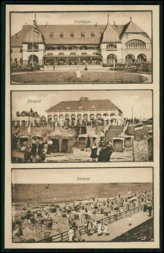 4x AK Sylt Collage - Kampen, Wenningstedt, Friesenhaus, Strand & Leuchtturm u.a.