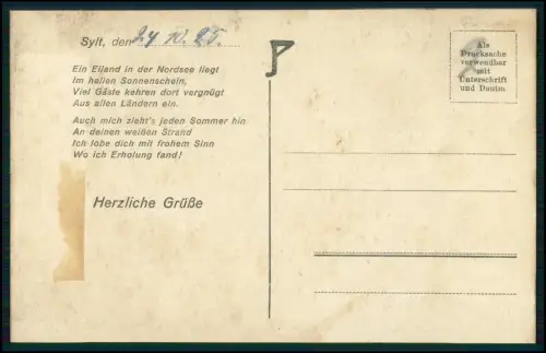4x AK Sylt Collage - Kampen, Wenningstedt, Friesenhaus, Strand & Leuchtturm u.a.