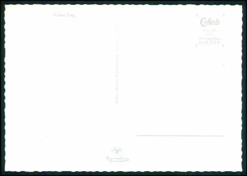 AK Kirchen an der Sieg Luftbild Westerwald Rheinland-Pfalz - Originalfoto Cekade