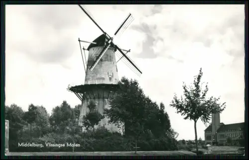 AK Middelburg Vlissingse - Molen Windmühle Zeeland Niederlande Holland Echtfoto
