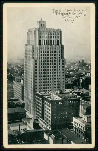 Foto AK - San Francisco Pacific Telephone and Telegraph Co. Building -1925 gel.