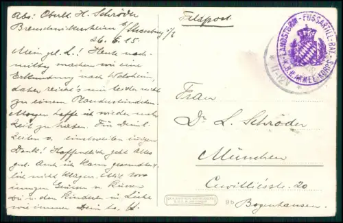 Straßburg - 4. Königlich Bayer. Armee-Korps, 1. Landwehr-Fußartillerie-Bataillon