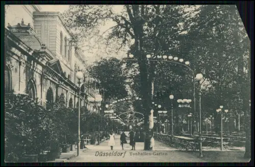 4x alte AK - Postkarte Düsseldorf am Rhein - diverse Ansichten - 1906-30er Jahre