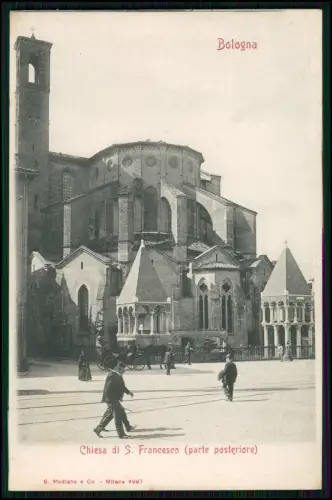 4x AK - Bologna Emilia Romagna - Chiesa di S. Francesco und andere 1910-20er J.
