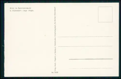 8x AK alte Ansichtskarten - Allgäuer Alpen mit Städte u.a. Umgebung - 1930er J.