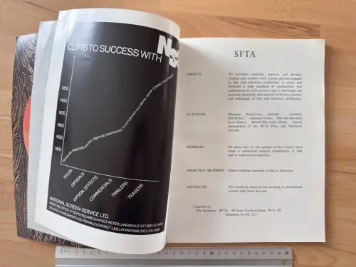 SFTA Awards 1972 Programmheft - BAFTA - Royal Albert Hall London - 1973 Film TV