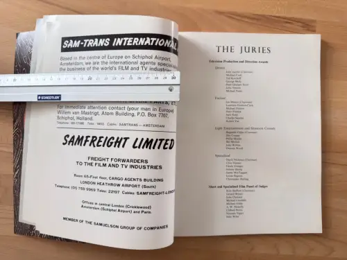 SFTA Awards 1972 Programmheft - BAFTA - Royal Albert Hall London - 1973 Film TV