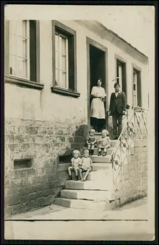 3x Foto AK - Wiebelskirchen Neunkirchen Saar - Haus Kinder Eltern Dorfleben 1920