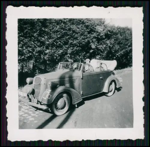 3x Foto Soldaten Wehrmacht PKW - Opel Super 6 Cabriolet VH-18751 Wiebelskirchen